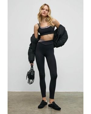 Grimelange High Waist Skinny Leggings - Black