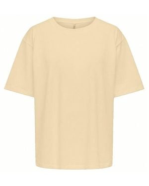 ONLY Onlbira Ss Loose Tee Jrs Licht - Naturel