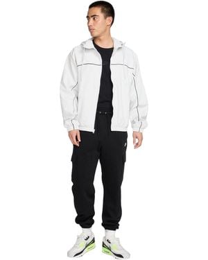 Nike Sportkleding: Club Cargo-Joggingbroek /Wit) - Zwart