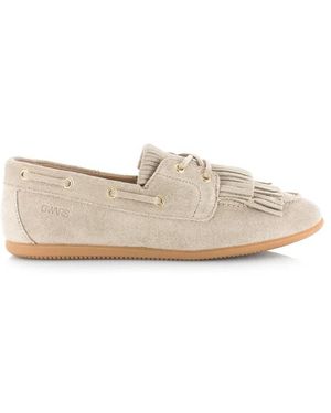 Dwrs Label Label Latty Fringes Mocassins - Naturel