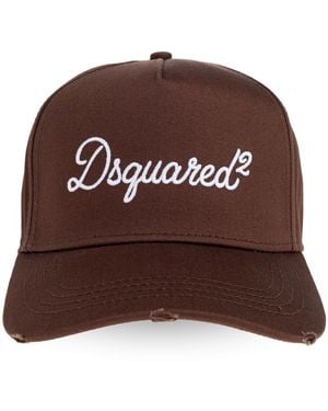 DSquared² Baseballpet Met Geborduurd Logo - Bruin