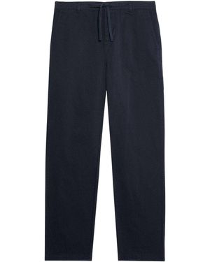 Lyle & Scott Tapered Chinos (Donkere Marine) - Blauw