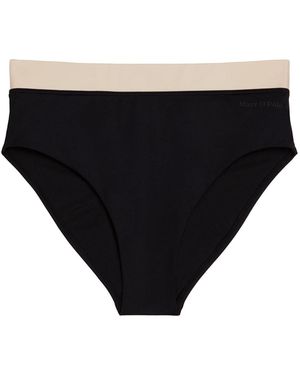 Marc O' Polo Marc O'Polo Vrouwen Bikini Broekjes Contrast Binding - Zwart