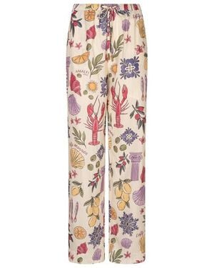 Lofty Manner Broek Re38 Luca - Roze
