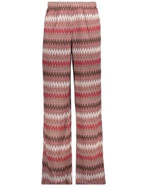 Vila Vibirdie Hw Glitter Pants Dessin - Rood