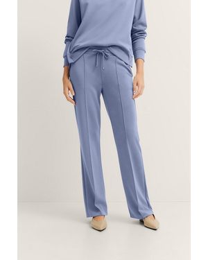 Bugatti Damen Broek Met Elastische Tailleband - Blauw