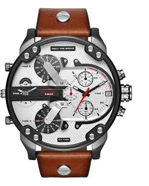 DIESEL Mr. Daddy 2.0 Dz7394 Chronograaf Herenhorloge 57 Mm - Zwart