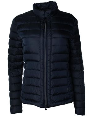 Woolrich Blauwe Gewatteerde Lichtgewicht Jas