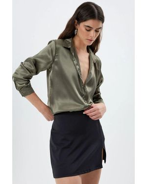 Hiccup Satin Classic Shirt - Multicolour