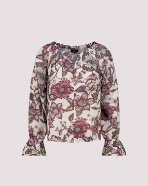 Monari Blouse Lange Mouw 809749 - Wit
