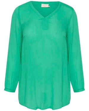 Kaffe Kcami Ls Tunic - Groen