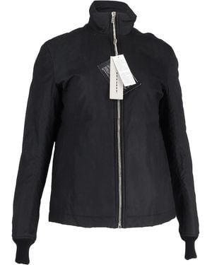 Rick Owens Parka Met Rits - Zwart