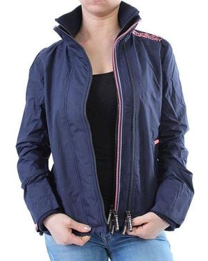 Superdry Logo Regular Jas (Marine Roze) - Blauw