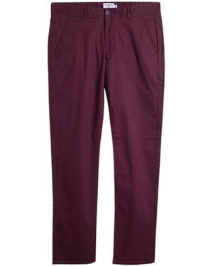 Farah Slanke Chino Voor Van Iepenhout - Paars