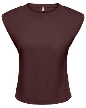 ONLY Onlesma Mouwloze Top - Paars
