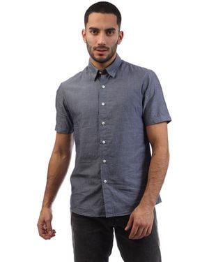 Peter Werth Tenter Shirt Met Korte Mouwen - Blauw