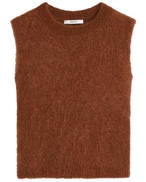Summum Top Zonder Mouw 7S8022-70089 - Bruin
