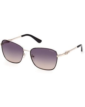 Guess Gouden Metaal Zonnebril - Paars