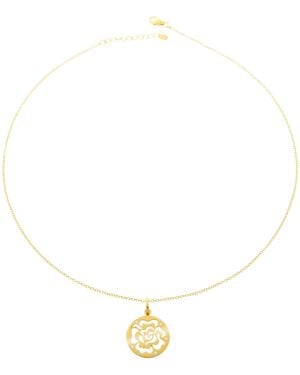 Orphelia 'Fiore' 925 Sterling Chain With Pendant - Metallic