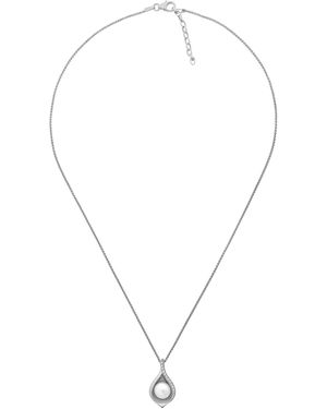 Orphelia 'Sophia' 925 Sterling Chain With Pendant - Metallic
