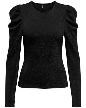 ONLY Top Lange Mouw 15278055 Rich - Zwart