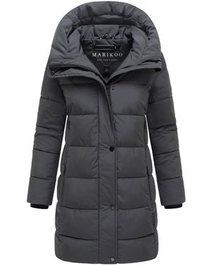 Marikoo Karumikoo Xvi Damesjas – Warm, Stijlvol & Met Capuchon - Grijs