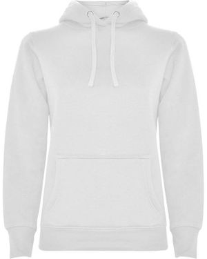 Roly Urban Hooded Polycotton Sweatshirt - Wit