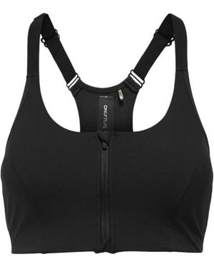 Only Play Jana-3 Zip Sports Bra 15338715 - Zwart