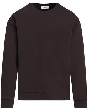 NN07 Trui Ronde Hals Bordeaux - Zwart