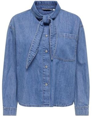 ONLY Blouse Lange Mouw 15378485 Onlalisi - Blauw