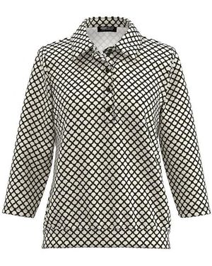 FRANK WALDER Top Korte Mouw Nos726407 - Naturel