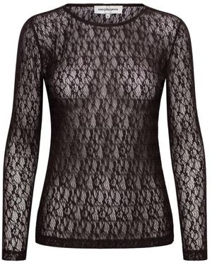 &Co Woman Tris Lace Chocolate - Zwart