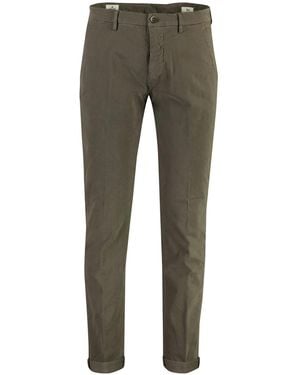 Mason's Broeken Torino Antraciet Flatfront Chino - Grijs