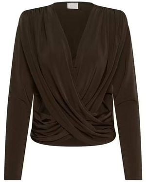 Gestuz Blouse Lange Mouw 10911493 Gzjosefi - Groen