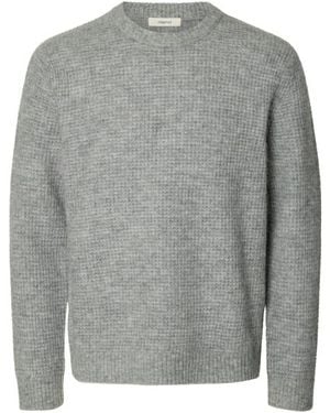 SELECTED Pullover 16101893 Slmrai - Grijs