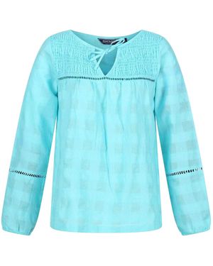 Regatta Calluna-Blouse Voor (Zeegezicht) - Blauw