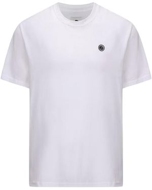 Pretty Green T-Shirt Met Logo Op De Borst En Ronde Hals - Wit