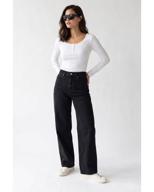 MixRay Straight-Leg Trousers - Blue