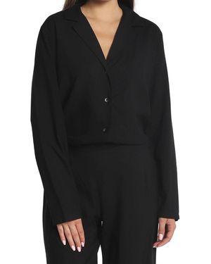 Calvin Klein Vlakke Shirt - Zwart