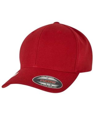 Flexfit Wollig Gekamde Waterafstotende Pet - Rood