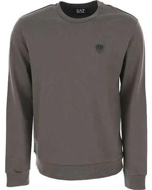 EA7 Trui Sweatshirt W23 Ink A Groen - Grijs