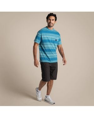 Craghoppers Pointer Gestreept T-Shirt Met Korte Mouwen (Rustig Blauw)