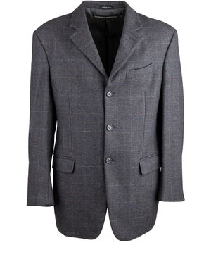 Gianfranco Ferré Gianfranco Ferré Studio Geruite Blazer - Grijs