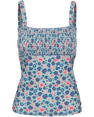 Trespass Annabel Zwemtop Met Luipaardprint - Blauw