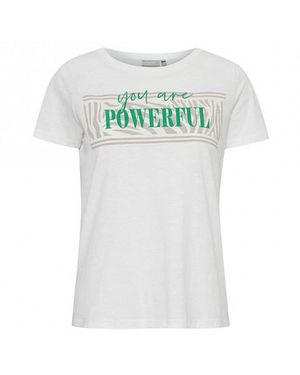 Fransa T-Shirt 20611763 201237 - Wit