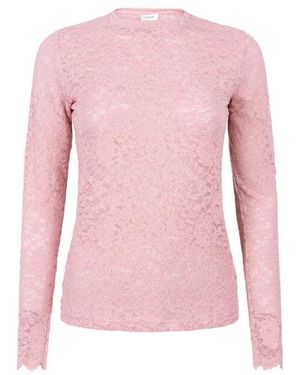 Aaiko Top Lange Mouw Mason Pa - Roze