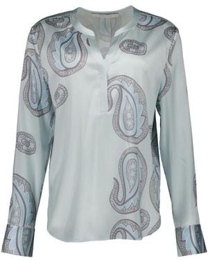 Herzen's Bluse Blouses 25261-6151 - Blauw