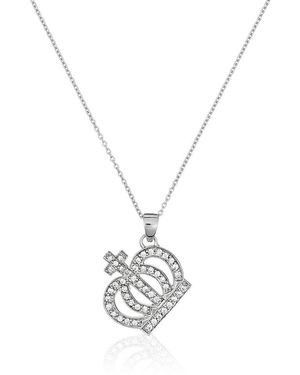 Orphelia 925 Sterling Chain With Pendant - Metallic