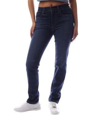 Levi's Damesjeans 724 Met Rechte Pijpen (Donkerblauw)