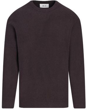 NN07 Trui Ronde Hals - Blauw